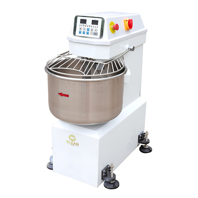 Electric Spiral Mixer 260Litres Kapasitas Untuk Campuran Tepung 30kg Berat / 380V Tegangan