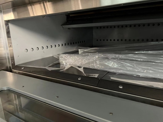 485g Gas Deck Oven Untuk Bakery / Produksi Makanan 0.3KW Daya 220V50HZ Tegangan