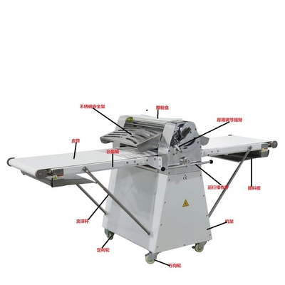 16-Tray 250kg vertikal adonan lembaran Dengan 0,75kw Daya 6,5kg Max adonan berat