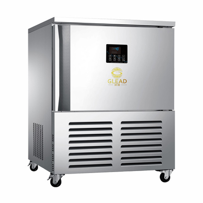 Peralatan 3-Tray R-404A Air Cooling Hotel 50KG N.W Dengan Kapasitas Pembekuan -40.C 900W Daya