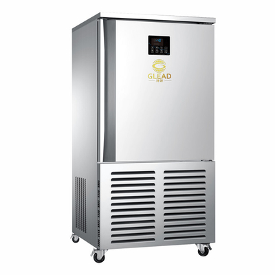Peralatan 3-Tray R-404A Air Cooling Hotel 50KG N.W Dengan Kapasitas Pembekuan -40.C 900W Daya