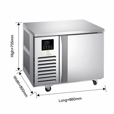 860*800*585mm Peralatan memasak komersial untuk kontrol suhu konstan