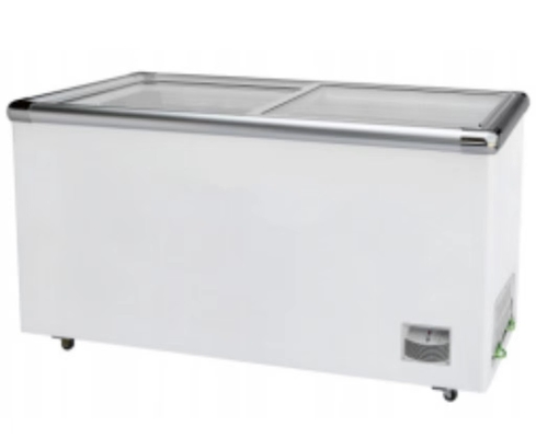 55kg Kapasitas Industrial Chest Freezer Peralatan pendingin dengan suhu ganda dan fitur freeze cepat