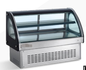 Mini Cake Showcase 220V/50Hz Peralatan pendingin industri dengan kaca terisolasi