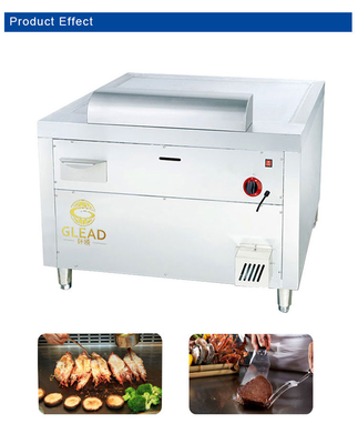 1200x800x850mm Peralatan pengolahan daging komersial dengan daya 10kw