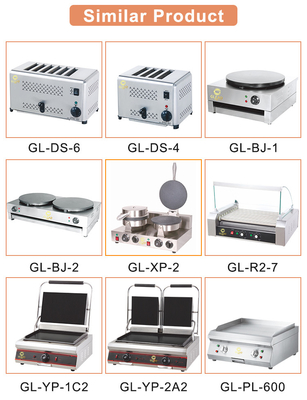 10kw Gas Teppanyaki Grill Dengan Bahan Bakar LPG Untuk Memasak Berat Di Dapur Komersial
