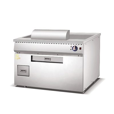 Gas Teppanyaki Peralatan Masak 10kw LPG 2800Pa Heavy Duty Grill Jepang