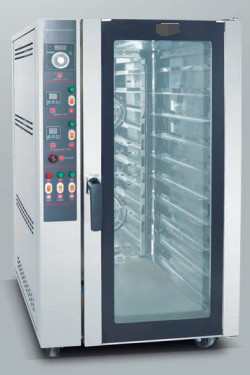 12KW Komputer Listrik Udara Panas Konveksi Oven Dengan Semprotan 10p Tray Hasil Bakar Superior