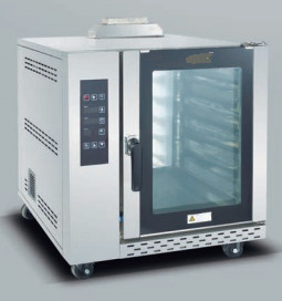 220V/3N~380V 12KW Komputer Listrik Udara Panas Konveksi Oven Dengan 10 Tray Per Dek Pada 5 ~ 300.C