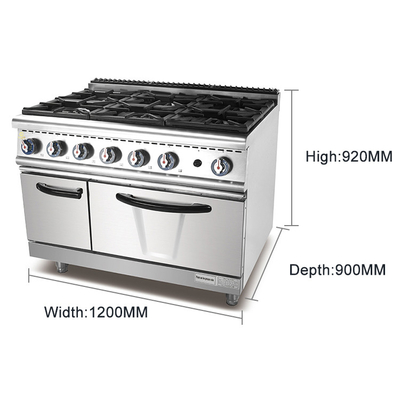 Low Noise Gas Valve Commercial Food Machine dengan kontrol suhu yang dapat disesuaikan