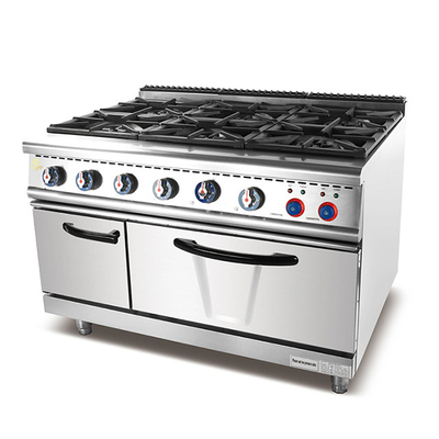 LPG NG Gas Valve Commercial Cooking Range Equipment dengan layanan OEM/ODM yang disesuaikan