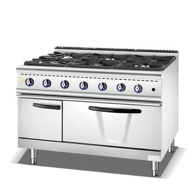 LPG NG Gas Valve Commercial Cooking Range Equipment dengan layanan OEM/ODM yang disesuaikan