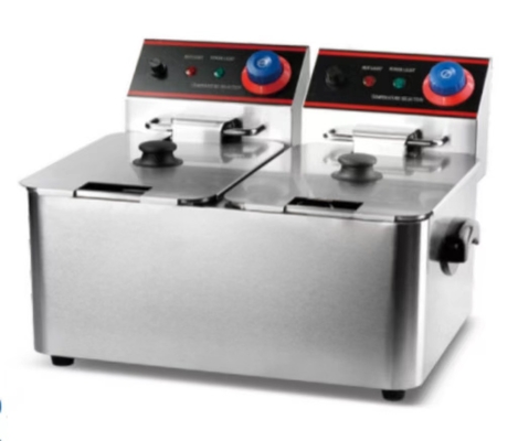220-240v Panel kontrol mekanik Peralatan masak restoran untuk goreng