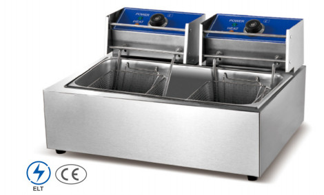 220-240v Peralatan memasak restoran dengan panel kontrol mekanik dan bahan Ss201