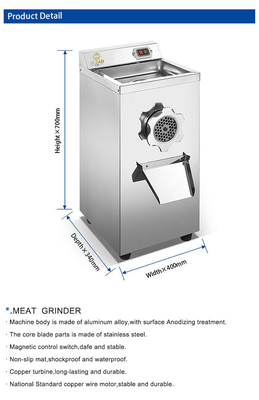 220-240v Tegangan Restoran Peralatan Masak untuk 320 Kg Per Jam Output Produksi