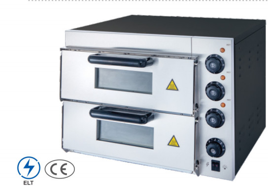 Komersial Grade Stainless Steel Pizza Oven untuk Precision Baking di 220V-240V Tegangan