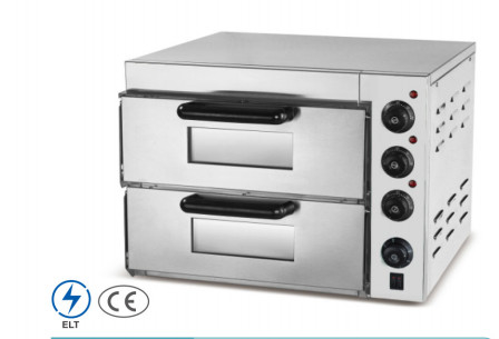 Temperature Rustless Steel Oven Temperature 50-300C untuk Baking Pizza Panel Kontrol Mekanis Peralatan dapur