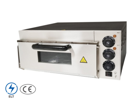 Temperature Rustless Steel Oven Temperature 50-300C untuk Baking Pizza Panel Kontrol Mekanis Peralatan dapur
