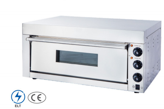 Baja tahan karat 220V-240V Pizza Oven 50-300.C Temp Panel kontrol mekanik untuk baking
