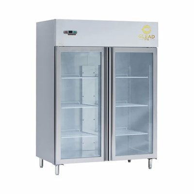 1650W Pan Italia 18pcs Peralatan pendingin industri berventilasi untuk tampilan es krim gelato
