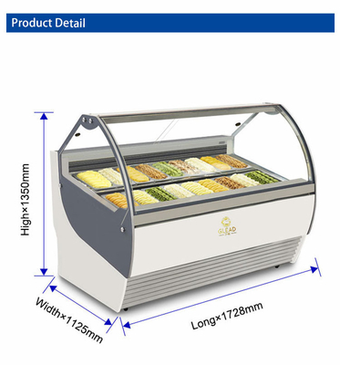 Sistem pendingin berventilasi Italia 18-Pan Industrial Cold Storage -16.C~-18.C Temp 220-240V Daya