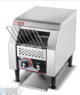 Komersial Electric Toaster 300-500pcs/hr Output Baking Equipment 220-240V Tegangan