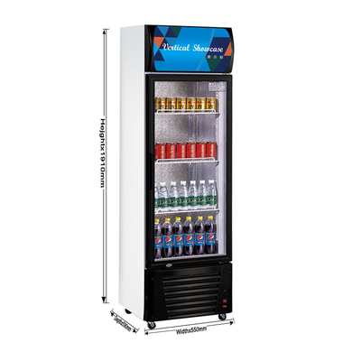 Pendinginan minuman restoran stainless steel dengan kapasitas 680L dan daya 220W