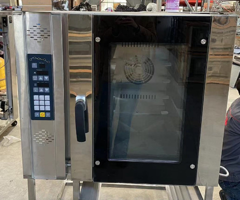 Konvensi oven stainless steel dengan panel kontrol digital untuk memasak makanan