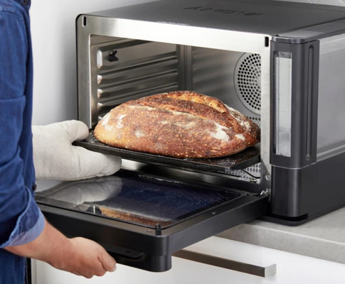 Panel kontrol digital oven konvensi stainless steel baking food 0-350°C untuk memasak dapur