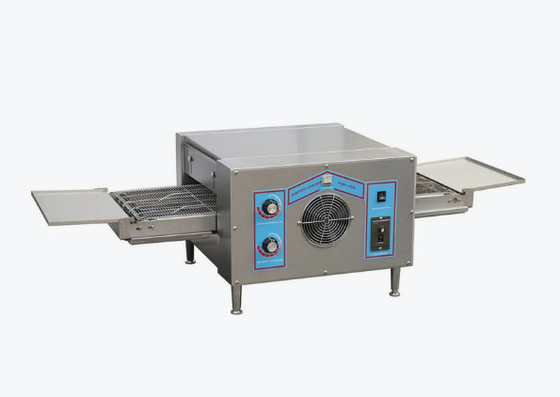 Konveyor stainless steel oven pizza 220-240v Tegangan 50-400°C Suhu untuk baking pizza