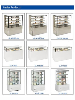 Peralatan pendingin industri berventilasi 1650W dengan siklus defrost terbalik untuk suhu -16C hingga -18C