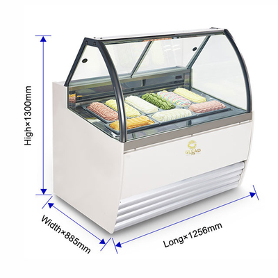 Peralatan pendingin industri berventilasi dengan daya 1050W untuk suhu -16°C sampai -18°C