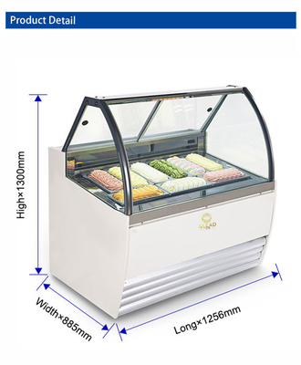 Unit pendingin berventilasi siklus terbalik defrost 220-240V / 1PH / 50HZ dengan 18 panci Italia