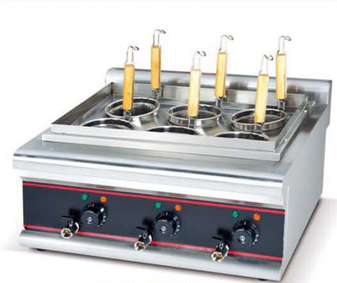 Kontrol digital Paste Cooker 220V-240V Pembuat Noodle Listrik 0-200.C Temp Dapur Perak