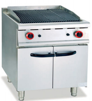 Iron Lava Rock Grill 500-700 derajat Peralatan memasak dengan panel digital untuk panggangan