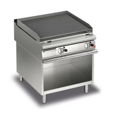 Panel kontrol digital Lava Rock Grill Peralatan memasak besi