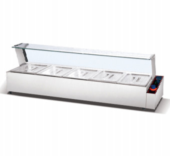 Electric Restaurant Soup Warmer Bain Marie Baja tahan karat 0°C~100°C