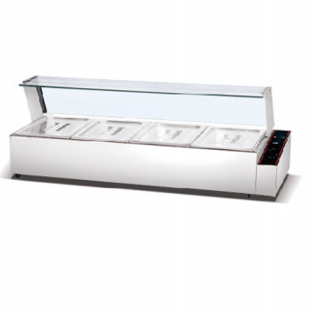 Electric Restaurant Soup Warmer Bain Marie Baja tahan karat 0°C~100°C