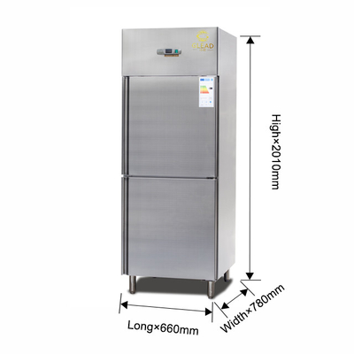 Peralatan pendingin industri berpendingin udara 600L untuk -14 ~-18°C dengan Kompatibilitas GN1/1