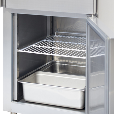 Peralatan pendingin industri berpendingin udara 600L untuk -14 ~-18°C dengan Kompatibilitas GN1/1