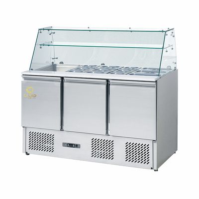 Efisiensi Ss304 Chiller Unit 220-240V 2N-50HZ Tegangan untuk pendinginan industri