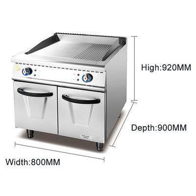 17.8KW Komersial Mesin Masak Low Noise Control suhu katup gas GL RG Model