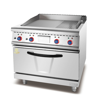 GL RG LPG/NG Gas Valve Commercial Cooking Range Machine 17,8KW dengan pengaturan suhu
