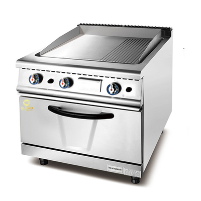 GL RG LPG/NG Gas Valve Commercial Cooking Range Machine 17,8KW dengan pengaturan suhu