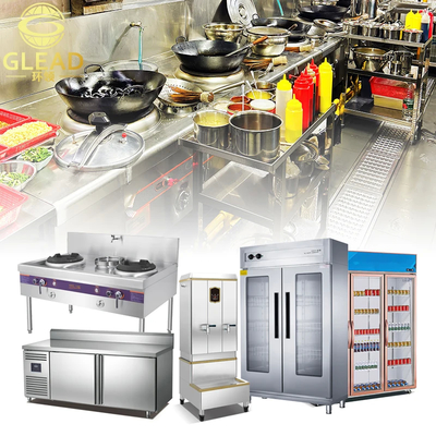 Peralatan memasak gas restoran Model GL RH dengan kebisingan rendah dan kecepatan memasak yang cepat
