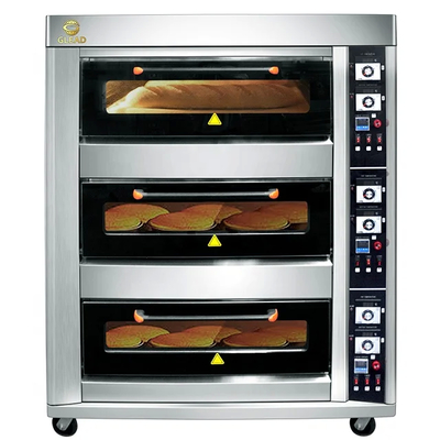 Rentang memasak gas dengan suhu terkontrol untuk dapur restoran