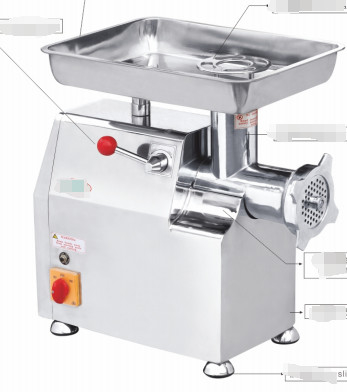 Mesin Penggiling Daging Listrik 900W Stainless Steel Heavy Duty Mincer untuk dapur komersial