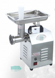 Mesin penggilingan daging listrik bersertifikat dengan komponen stainless steel untuk dapur komersial
