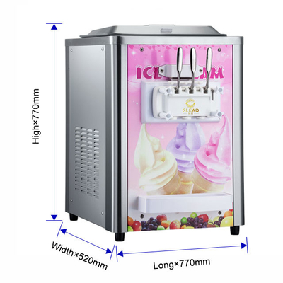 1.7kW Industrial Refrigeration Unit untuk 2x5.8L Hopper 12-18kg/h Tingkat Produksi 220-240V Tegangan