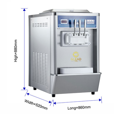 1.7kW Industrial Refrigeration Unit untuk 2x5.8L Hopper 12-18kg/h Tingkat Produksi 220-240V Tegangan